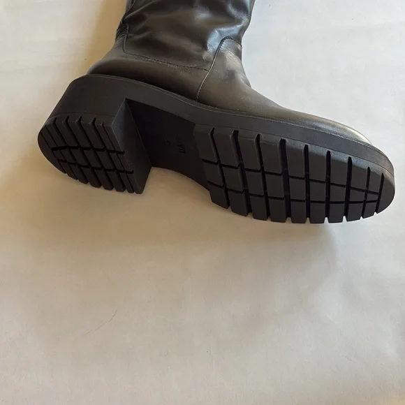 Zara Black Heeled Boots - Picture 11 of 12